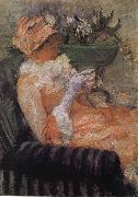 Mary Cassatt A cup of tea oil painting reproduction